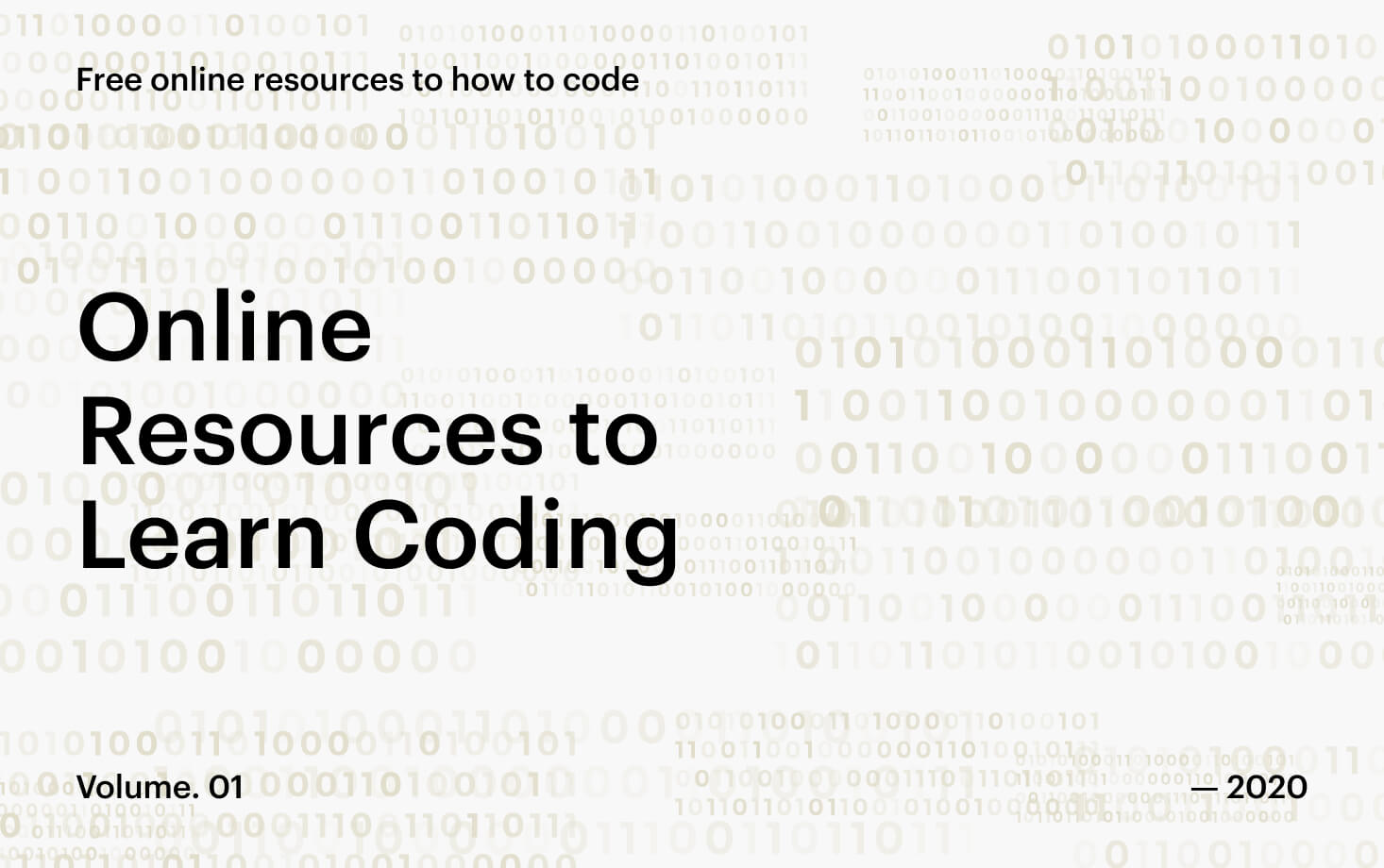 Free Resources to Learn Programming