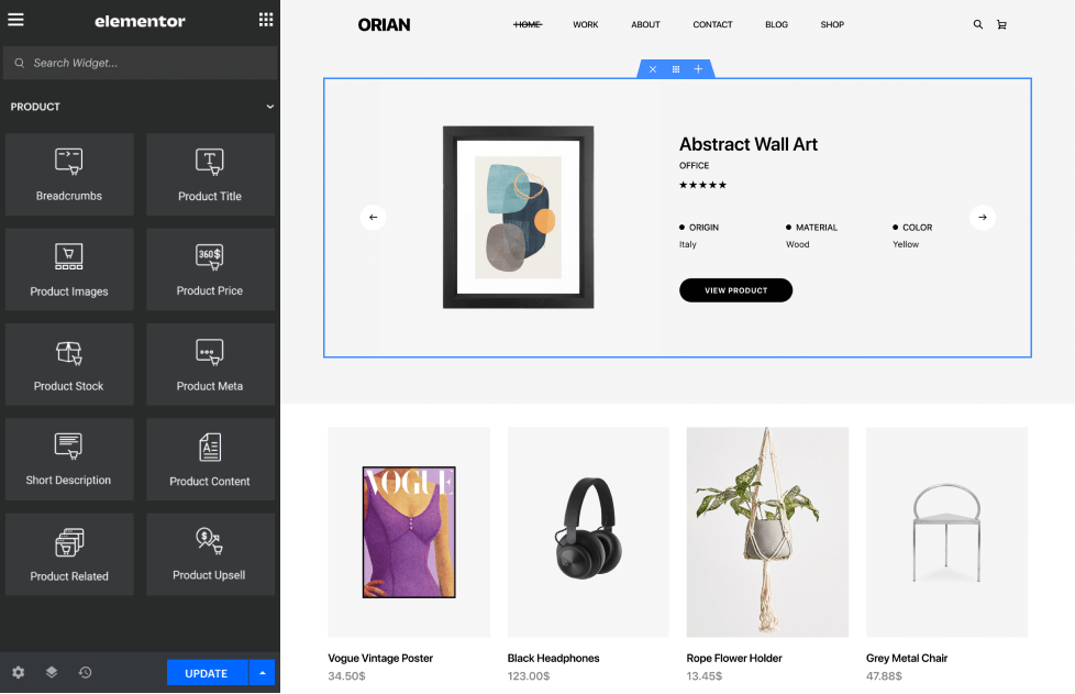 WooCommerce Store Design